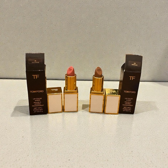 Tom Ford Mini Lip Set - shades Julianne and Natalia
